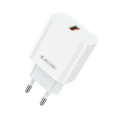 Cablu Jellico Incarcator priza Ak165 22,5W 1xUSB Qc3.0 + Micro USB Alb