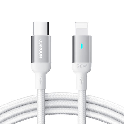 Cablu Joyroom Extraordinary Series A10 Lightning / Usb-c PD 20W 1.2 M - Alb