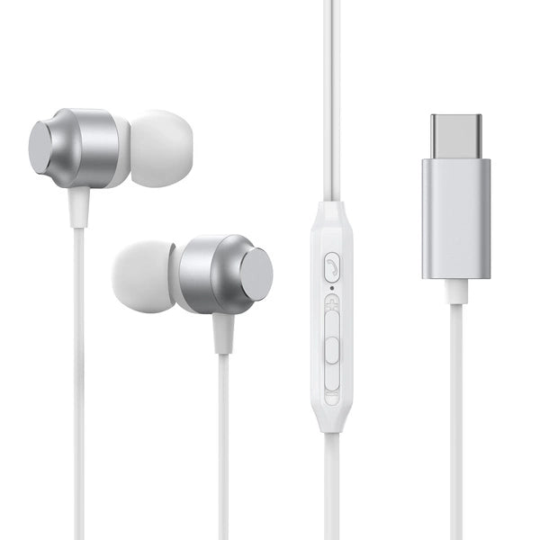 Casti Joyroom Usb-c In-ear - Argintiu