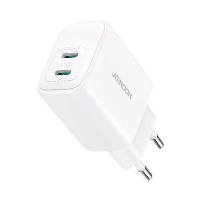 Incarcator Joyroom Mains 2x Usb-c 20W PD / QC 3.0 - Alb