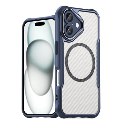 Husa Leading Series Magsafe Silicone pentru iPhone 16 - Albastru