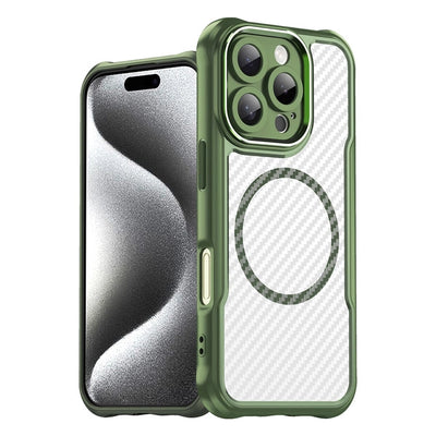 Husa Leading Series Magsafe Silicone pentru iPhone 16 Pro - Verde