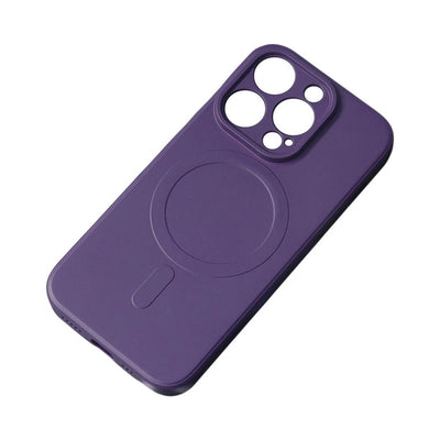 Husa Magsafe Compatible Silicone pentru iPhone 15 Pro Silicone - Mov