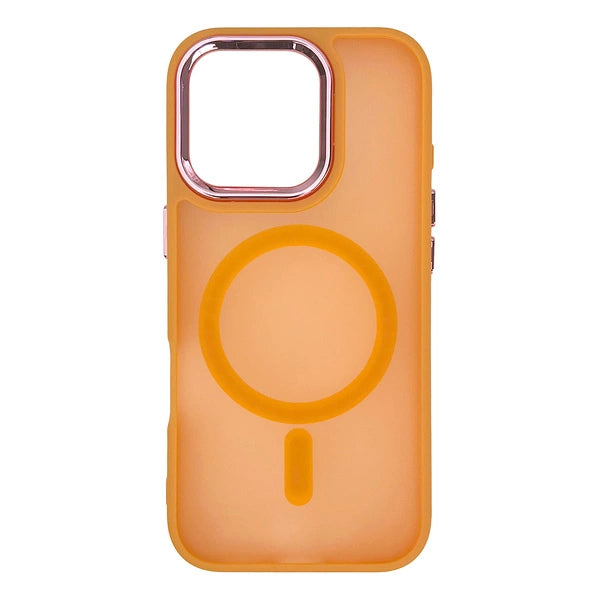 Husa Magnetic Collection Magsafe iPhone 16 Pro - Portocaliu