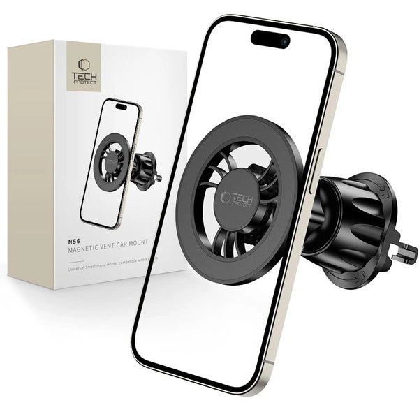 Suport Tech-protect N56 Magnetic Car Phone cu Magsafe pentru Air Vent - Negru