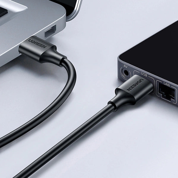 - Ugreen USB cablu - USB 2.0 480Mb/s 3m Negru (US102)
