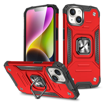 Husa Wozinsky Ring Armor iPhone 15 Plus iPhone 15 Plus Ring Armor - Rosu