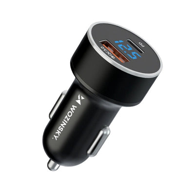Incarcator auto Wozinsky Wdccac Usb-c Usb-a 36W - Negru