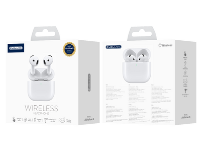 Casti Jellico Wireless Airblue 6 Alb