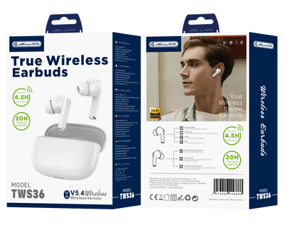 Casti Jellico Wireless Tws36 Alb