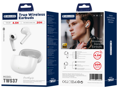 Casti Jellico Wireless Tws37 Alb