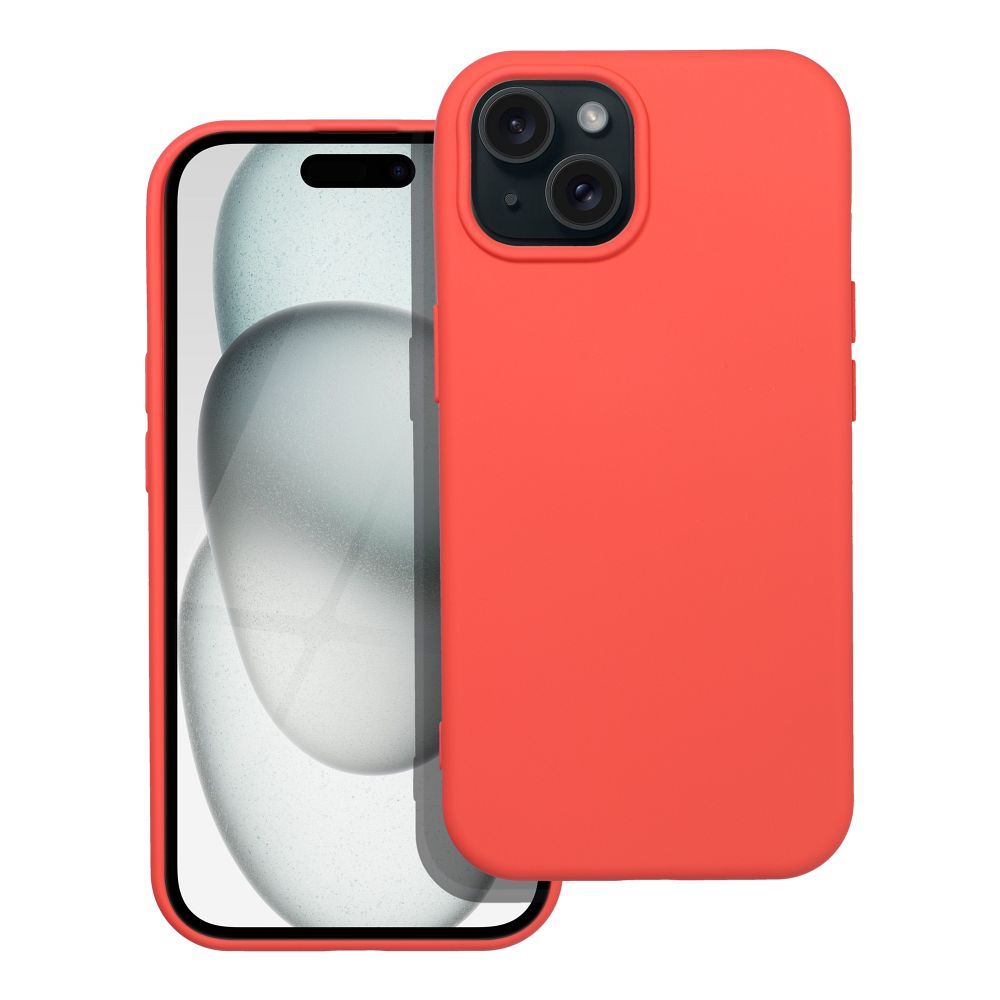 Husa Silicone pentru iPhone 15 Peach