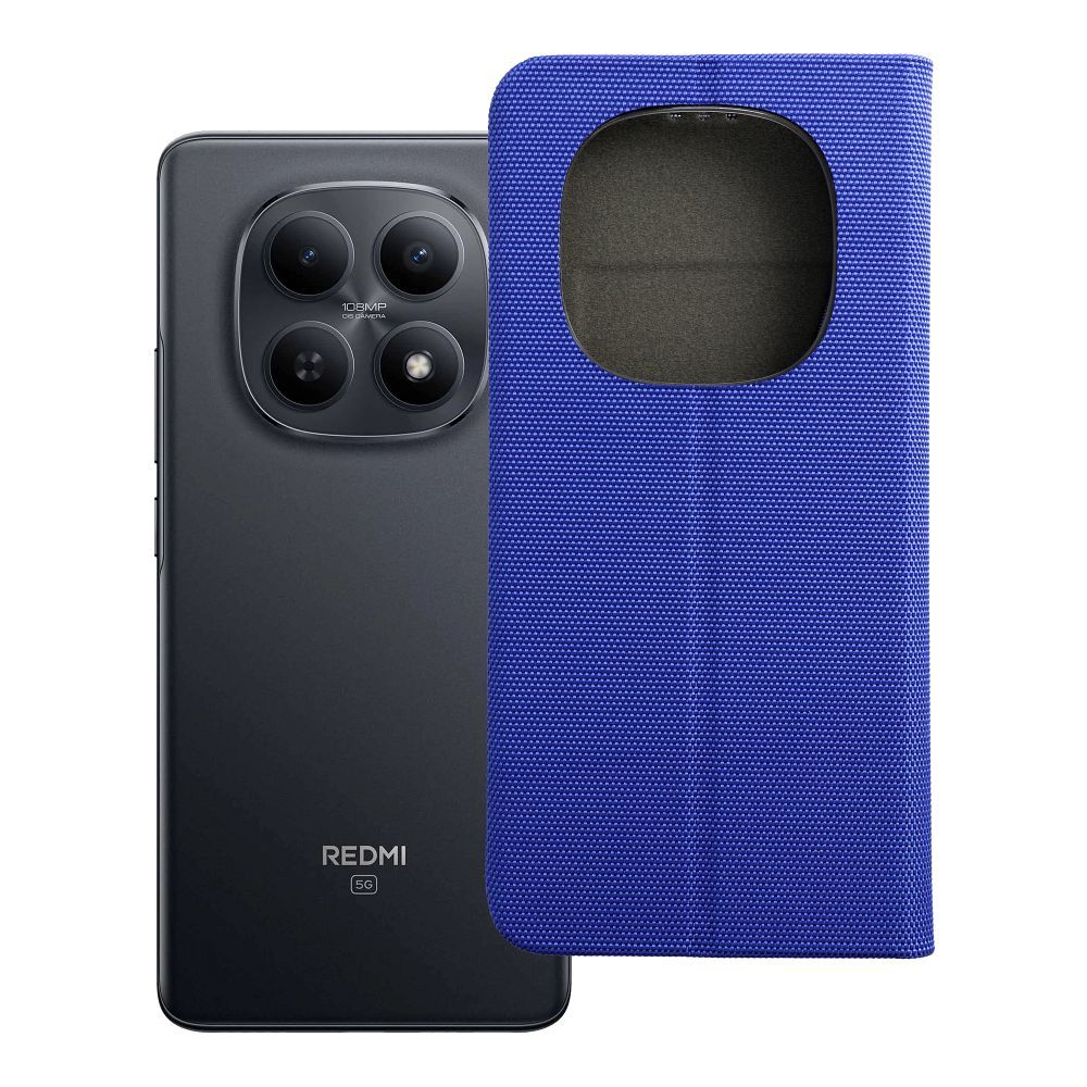 Husa Sensitive Book Flip pentru Xiaomi Redmi Note 15 5G Albastru