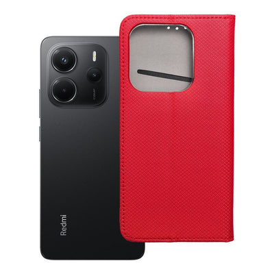 Husa Smart Book pentru Xiaomi Redmi Note 14 5G Rosu