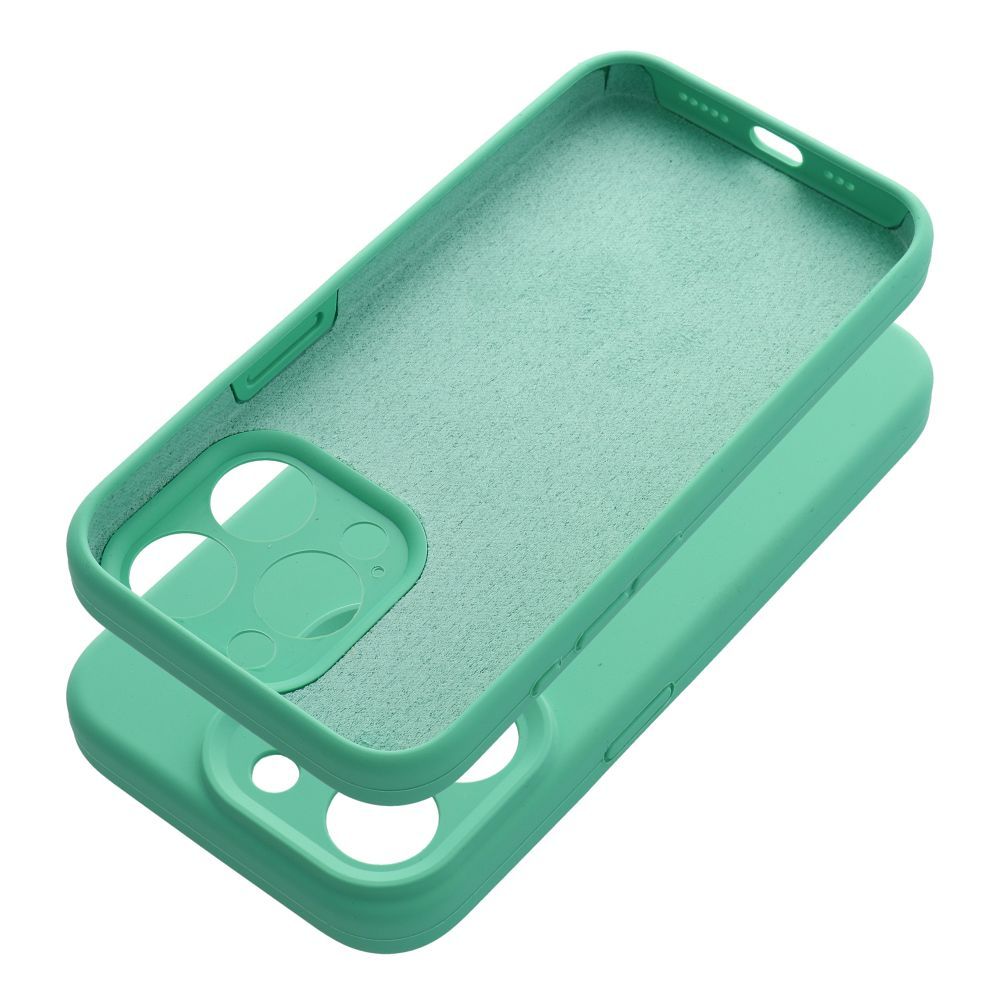 Husa pentru iPhone 16 Plus Silicone 2mm (Camera Protection) Mint