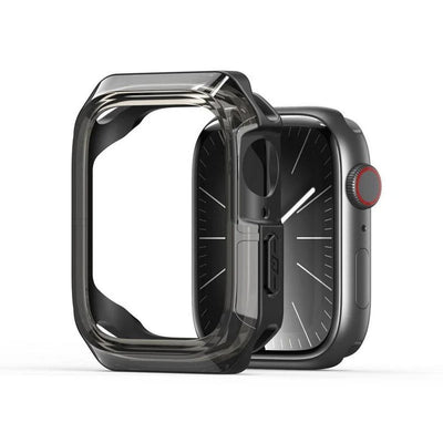 Husa DUX Ducis Tamo pentru Apple Watch Series 10 46 Mm Transparent cu Negru