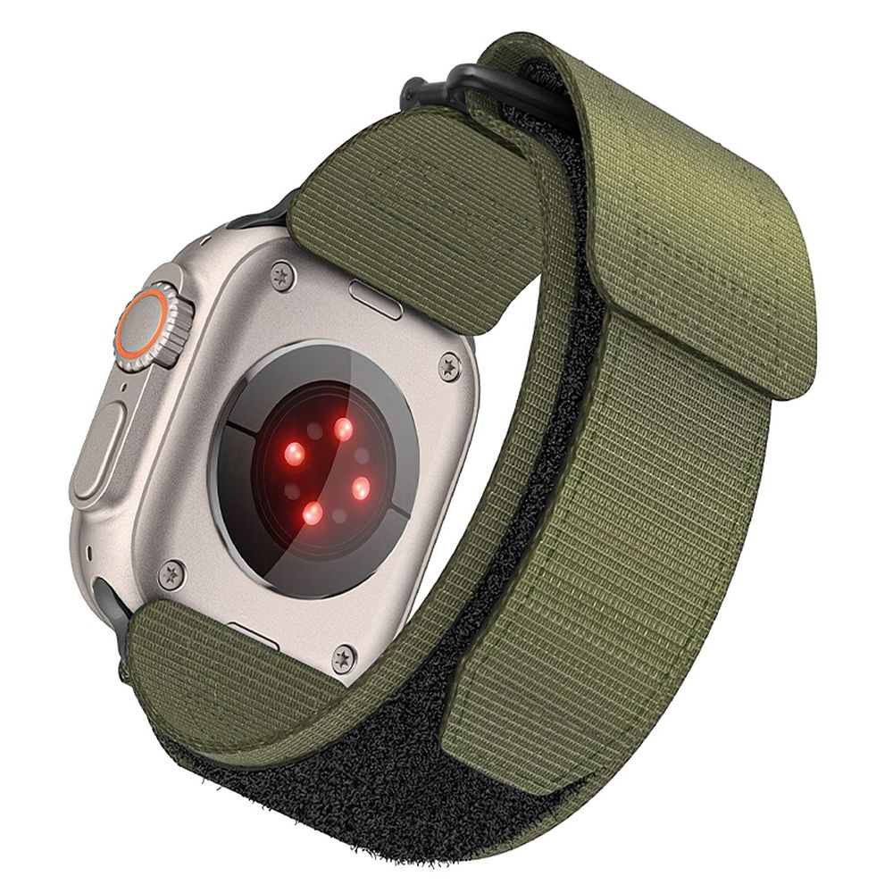 Curea Forcell To Apple Watch F-design Fa05 Nylon Hook-si-loop 38 / 40 / 41 Mm Verde