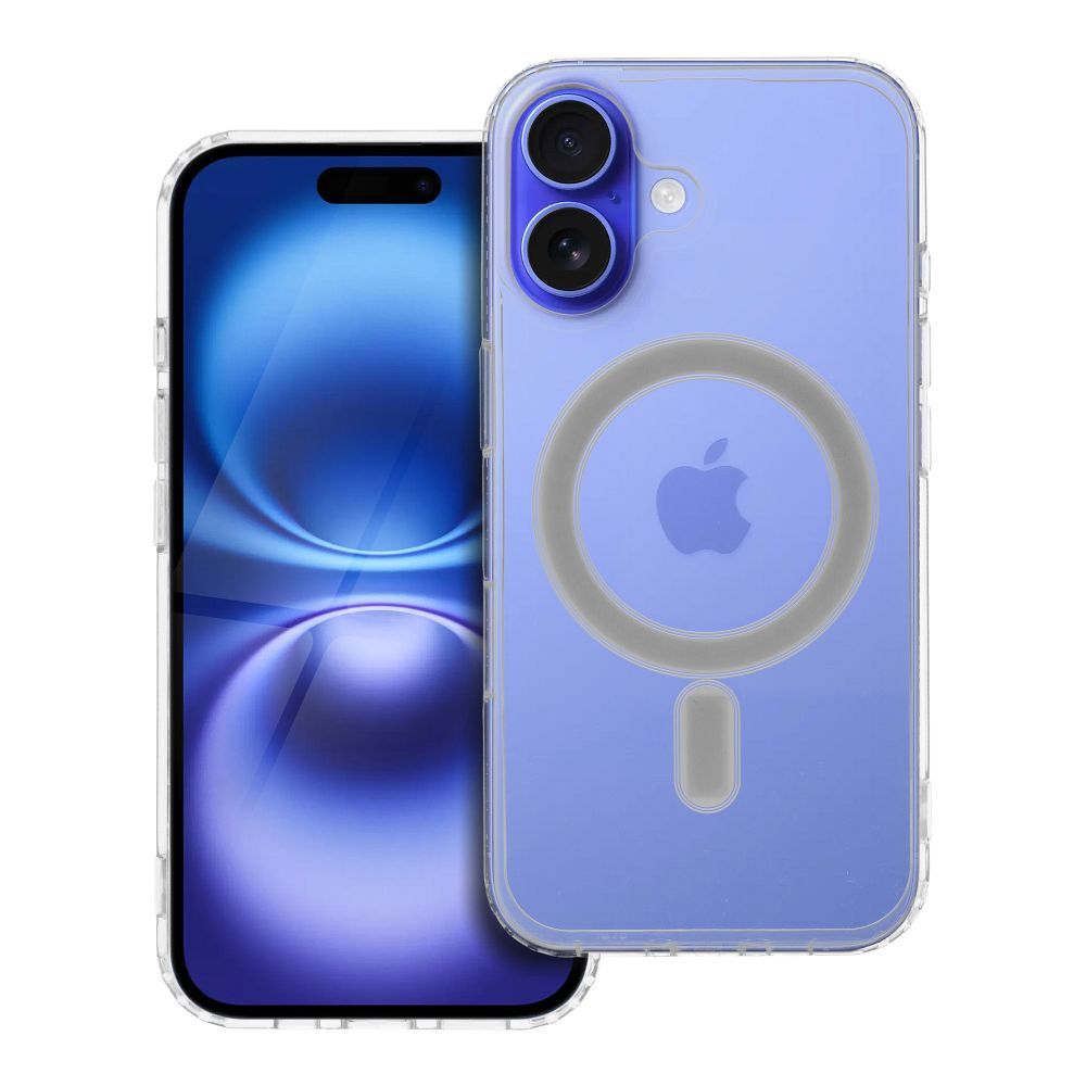Husa Transparent Mag (MID) pentru iPhone 16 Compatible cu Magsafe Transparent