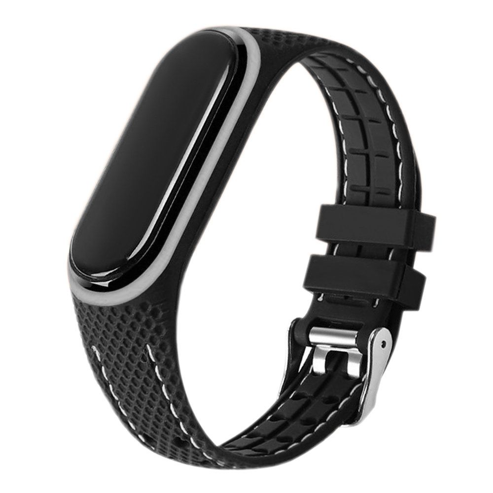 Curea Elastomer Lifestyle pentru Xiaomi Mi Band 7 Negru (03)