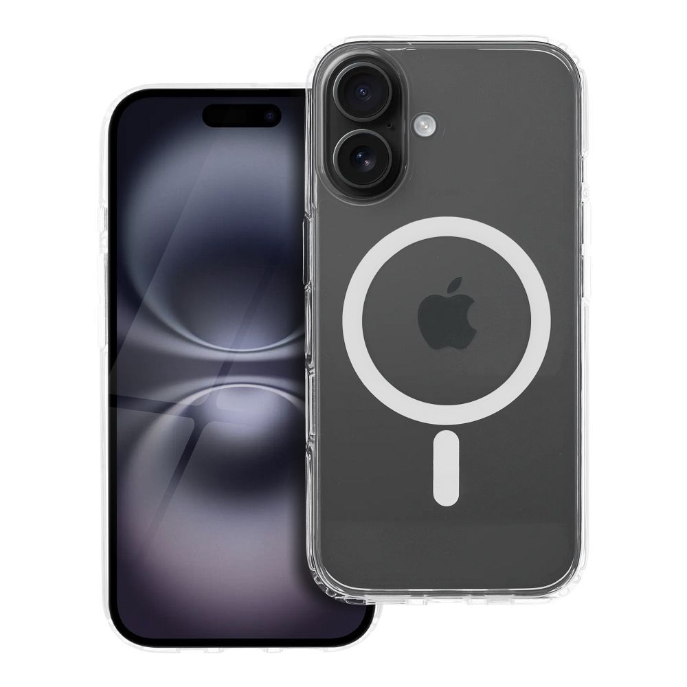 Husa Forcell pentru iPhone 16 F-protect Transparent Hybrid Premium Compatible cu Magsafe Transparent