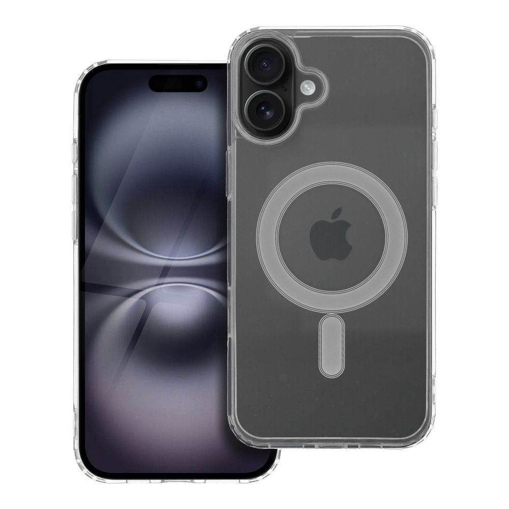 Husa Transparent Mag pentru iPhone 16 Plus Compatible cu Magsafe Transparent