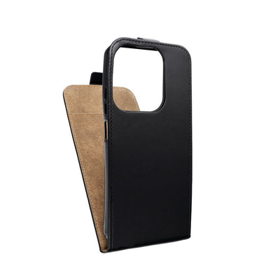 Husa Vertical Flip pentru Xiaomi Redmi 15C (173,16 X 81,07 X 8,2) Slim Flexi Fresh Negru