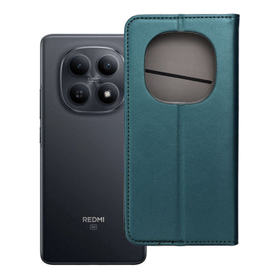 Husa Flip pentru Xiaomi Redmi Note 15 PRO Plus 5G Smart Magneto Verde inchis