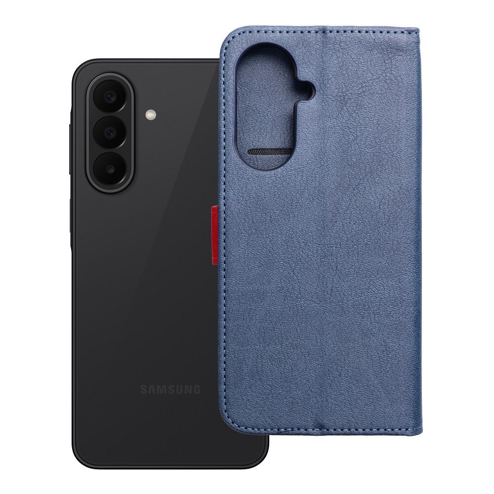 Husa Split Book Flip pentru Samsung A27 Navy si Rosu