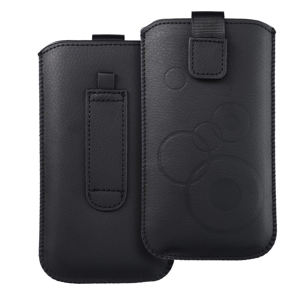 Husa Deko Slip-in pentru Samsung Galaxy S (I9000)/ S3 Mini (I8190)/ Galaxy Trend (S7530)/ Trend Plus (S7580) Negru