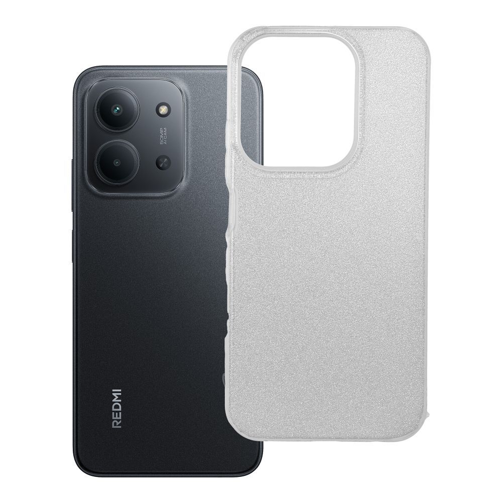 Husa Shining pentru Xiaomi Redmi 15C (173,16 X 81,07 X 8,2) Argintiu