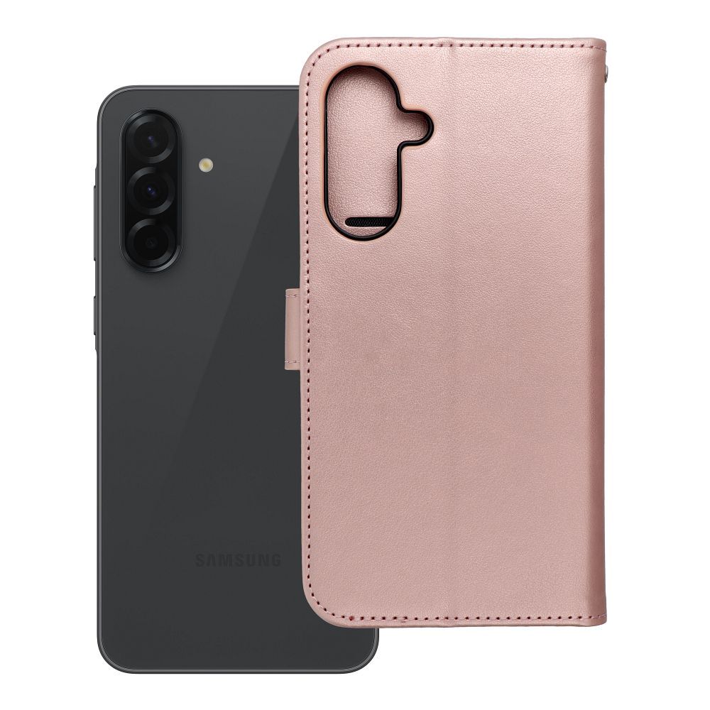Husa Mezzo Book Flip pentru Samsung A36 5G Tree Roz auriu
