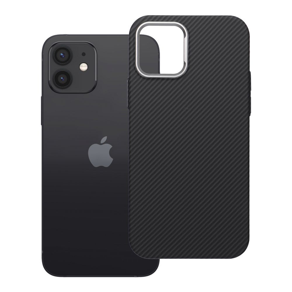 Husa K-look pentru iPhone 12 / 12 PRO Compatible cu Magsafe Negru