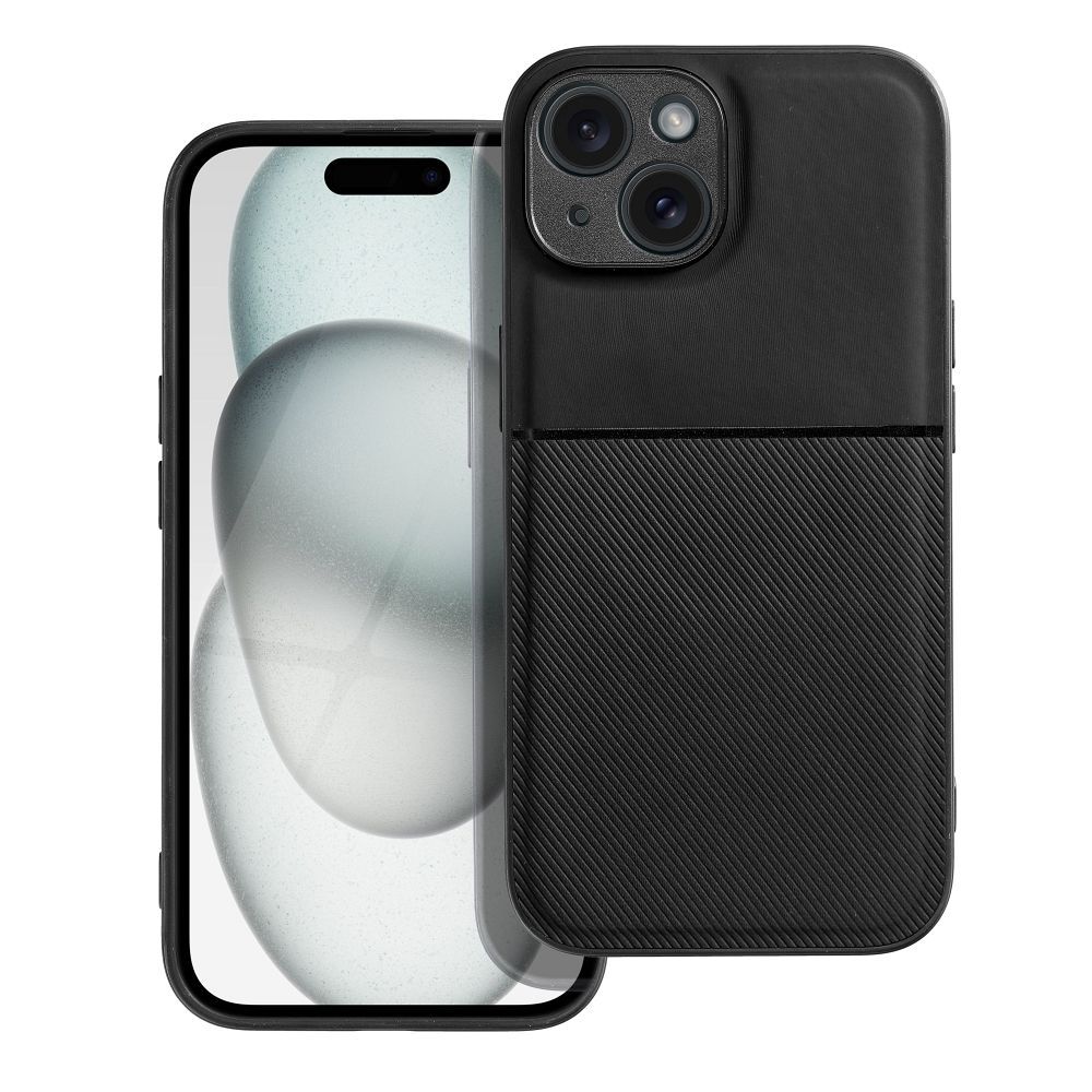 Husa Noble pentru iPhone 15 Negru