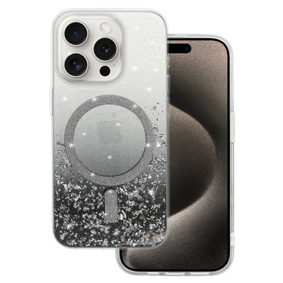 Husa Tel Protect Moonlite Magsafe pentru Samsung Galaxy S24 Ultra Negru Transparent