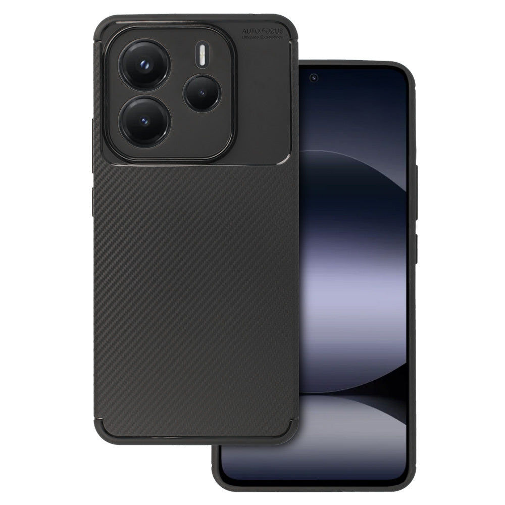 Husa Tel Protect Carbon Elite pentru Xiaomi Redmi Note 14 5G Negru