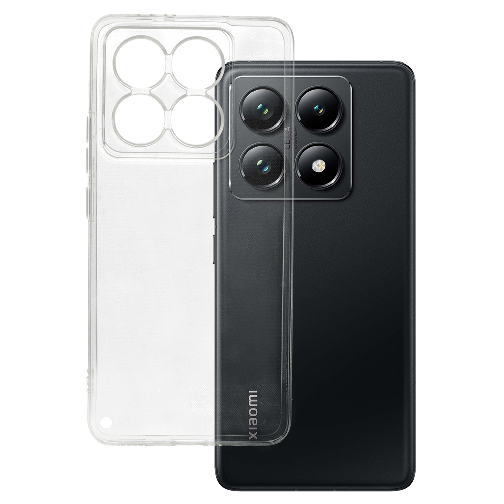 Husa Ultra Transparent 1mm pentru Xiaomi 14T Pro Transparent