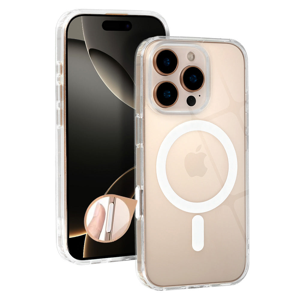 Husa Magsafe Transparent Camera Control pentru iPhone 16 Pro Transparent