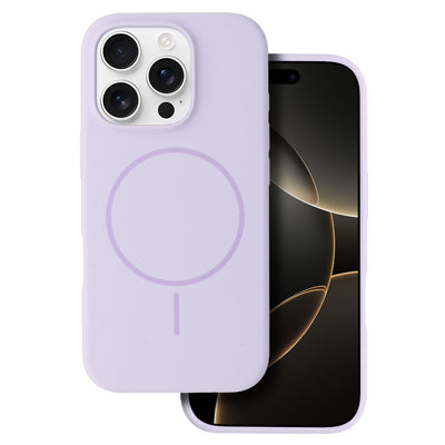 Husa Magsafe Slim Silicone pentru iPhone 16 Pro Mov