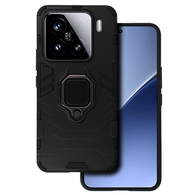 Husa Ring Armor pentru Xiaomi 15 Pro 5G Negru