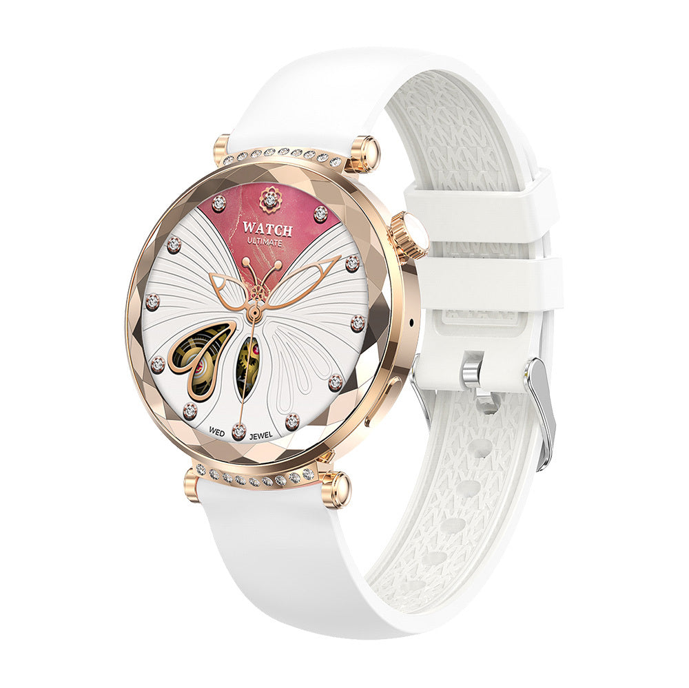 Smartwatch Blavec W-19 Liana HD Amoled Voice Call Roz auriu + 2 Straps