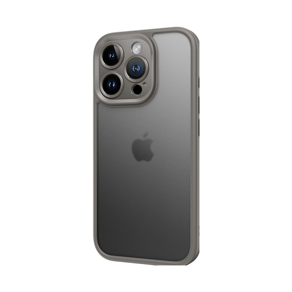 Husa Rock Guard Touch mat Series pentru iPhone 16 Pro Max Gri