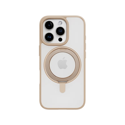 Suport auto Rock Rotating Stand Soft Touch Series Magnetic pentru iPhone 16 Pro Max Auriu