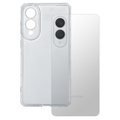 Husa Armor antisoc pentru Samsung Galaxy S25 Edge Transparent