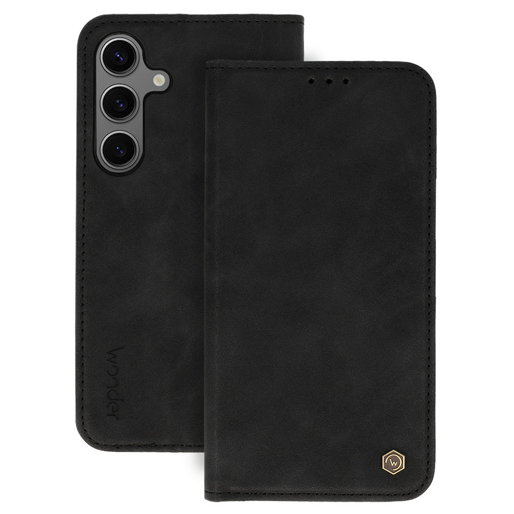 Husa Wonder Smart pentru Samsung Galaxy S25 Edge Negru
