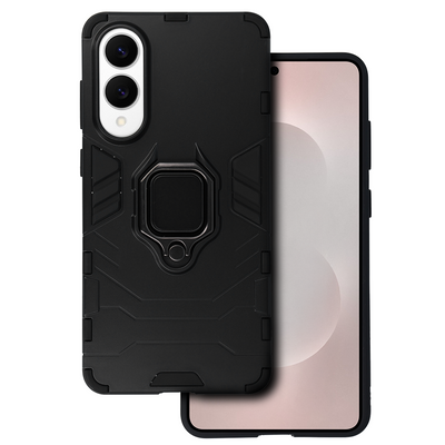 Husa Ring Armor pentru Samsung Galaxy S25 Edge Negru