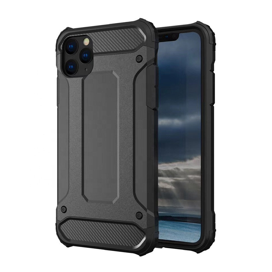 Husa Armor Carbon pentru iPhone 17e/16e Negru