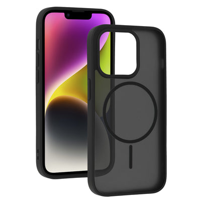 Husa Magmat Slim pentru iPhone 14 Pro Negru