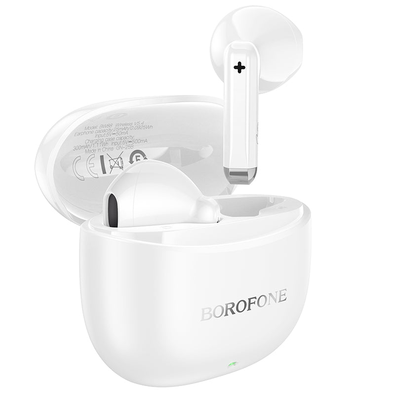 Casti Borofone TWS Bluetooth Bw88 Deep Rhyme Alb