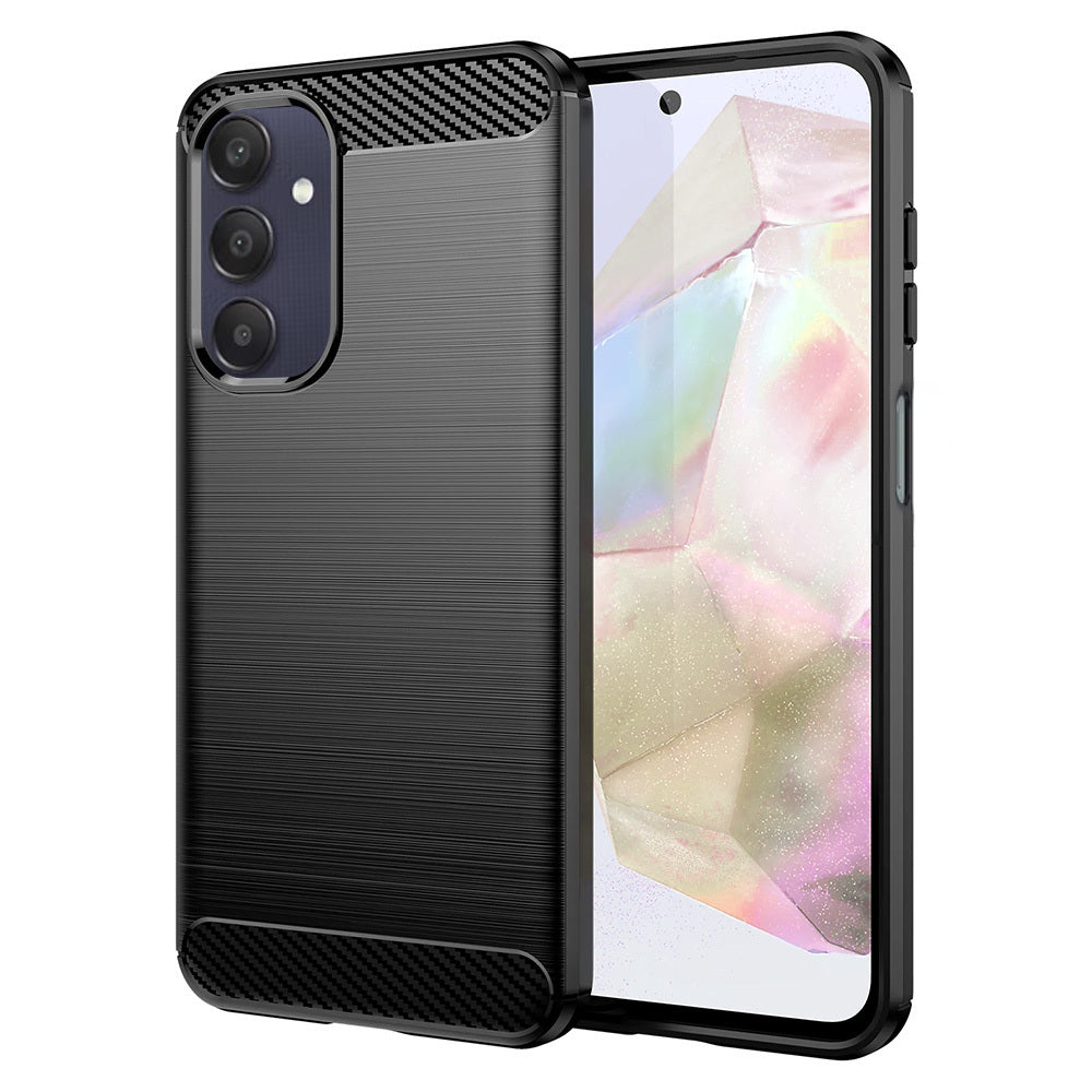 Husa Carbon pentru Samsung Galaxy A05s Negru