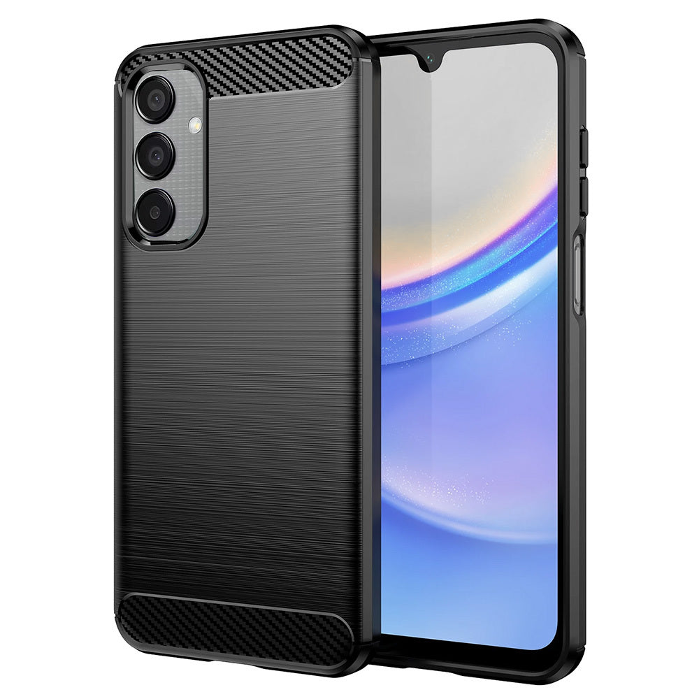 Husa Carbon pentru Samsung Galaxy M15 5G Negru
